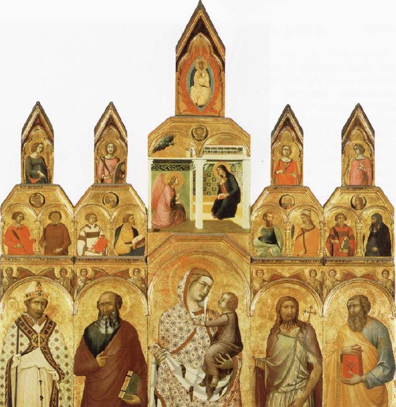Pietro Lorenzetti Polyptych France oil painting art